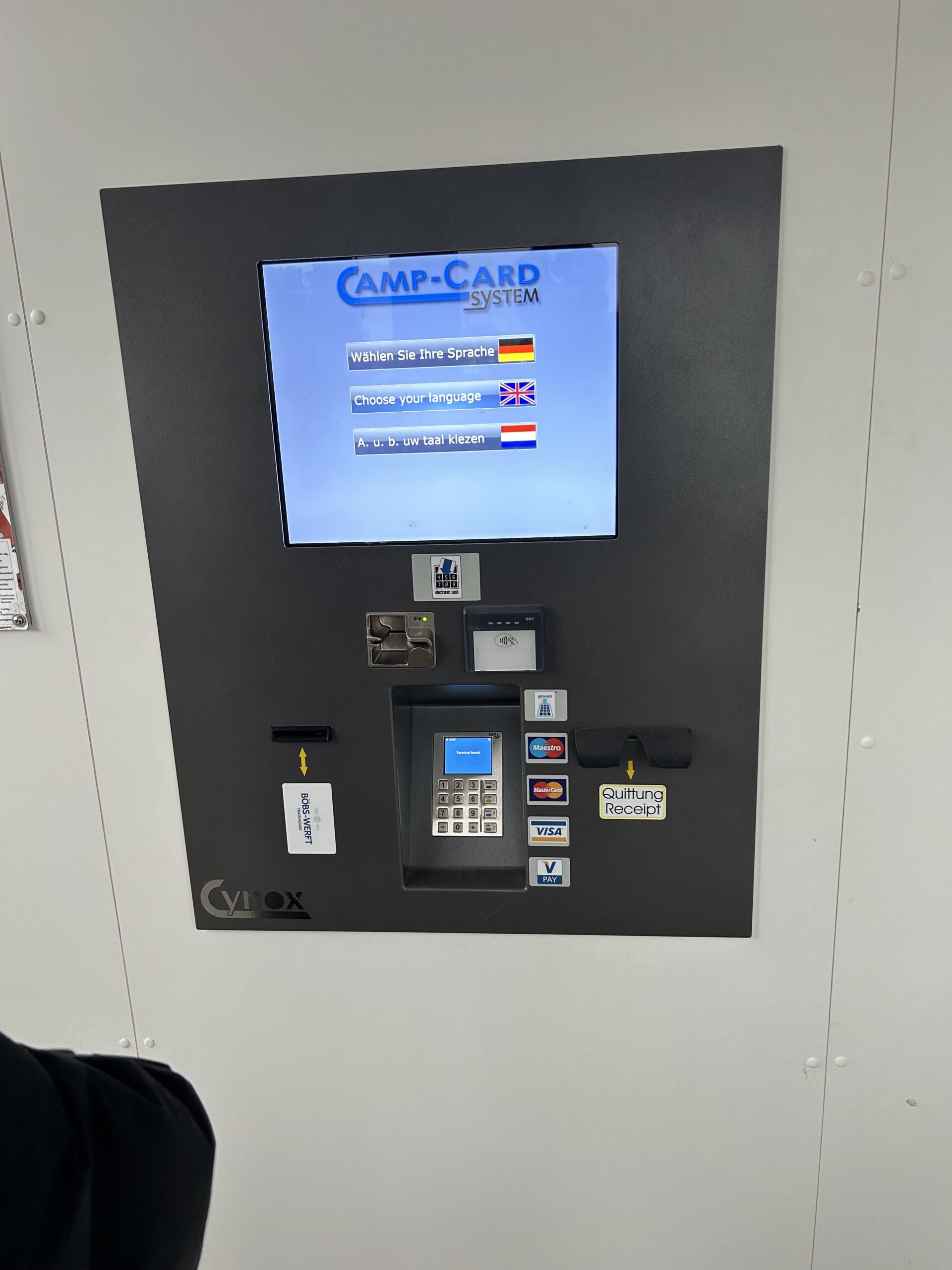 Cynox Buchungsterminal